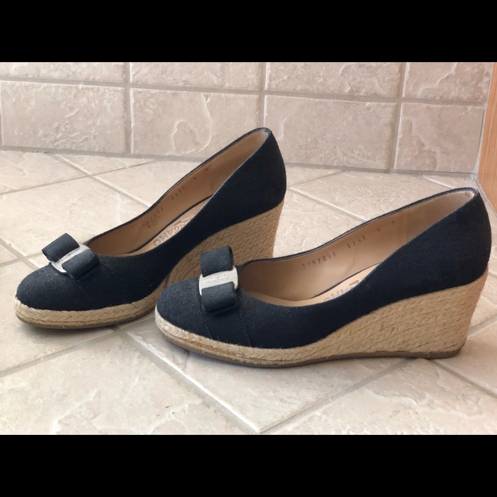 Salvatore Ferragamo Wedges Size 6B